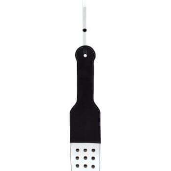 Black and White Translucent Paddle with Stitching