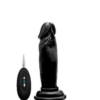 Vibrating Realistic Cock - 6" - Skin