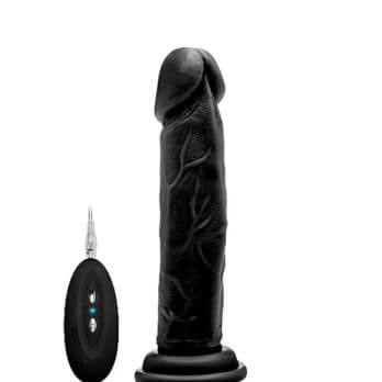 Vibrating Realistic Cock - 8" - Skin