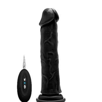 Vibrating Realistic Cock - 9" - Skin