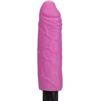 Realistic Skin Vibrator - Regular - Purple