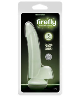 Firefly - Smooth Glowing Dong - 5 in. - Clear