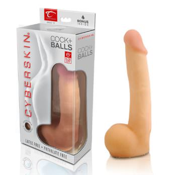 CyberSkin Cyber Cock with Balls Light