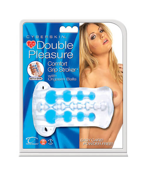 TLC® CyberSkin® Double Pleasure Comfort Grip Stroker™