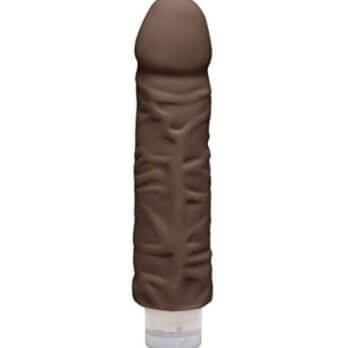 The D The Shakin D 7 Inch Vibrating Chocolate