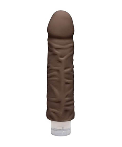 The D The Shakin D 7 Inch Vibrating Chocolate