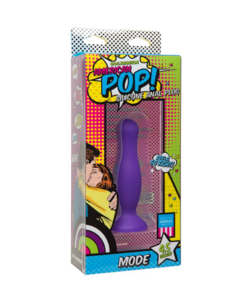 American Pop - Mode - Silicone Anal Plug - 4.5