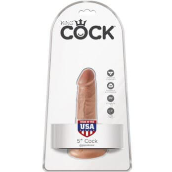 King Cock 5" Cock - Flesh