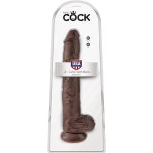 King Cock 14 in. Cock with Balls Flesh