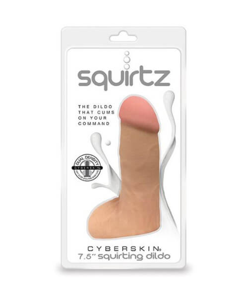 Squirtz CyberSkin 7.5inch Squirting Dildo