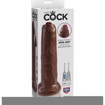 King Cock  9" Uncut Cock