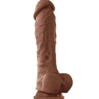 Colours Pleasures 8 in. Dildo Brown