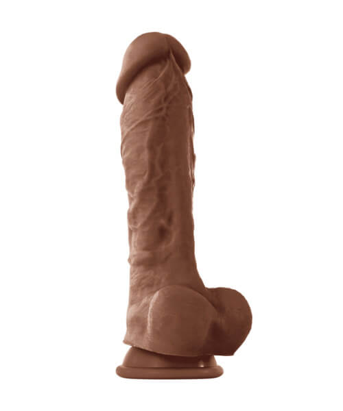 Colours Pleasures 8 in. Dildo Brown