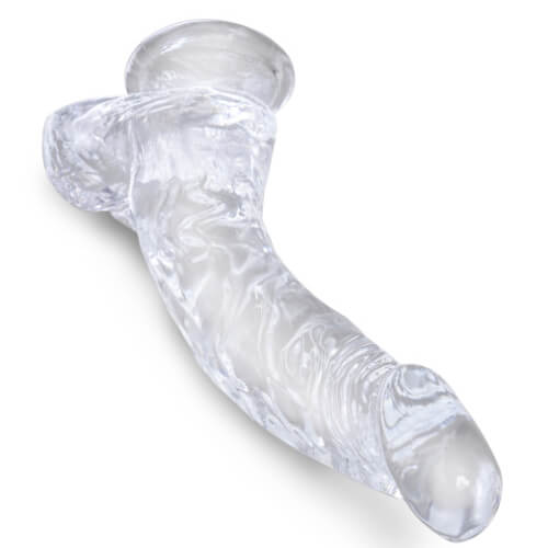 King Cock Clear 7.5 in. Cock with Balls