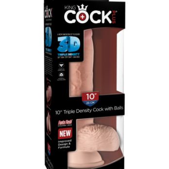 King Cock Plus 10" Triple Density Cock with Balls