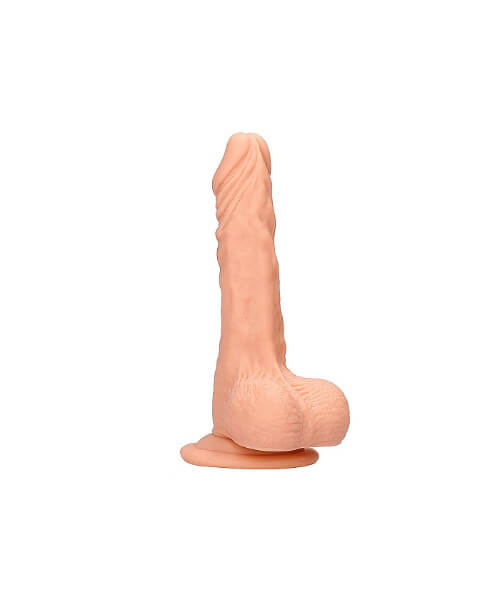 Realistic Dildo With Balls  - 17 cm - Flesh