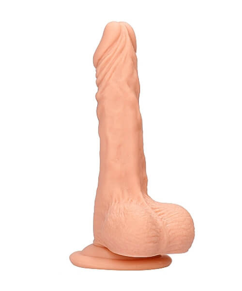 Realistic Dildo With Balls - 25 cm - Black