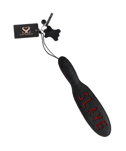 Bound X Leather Slave Paddle - Bound X by Share Satisfaction