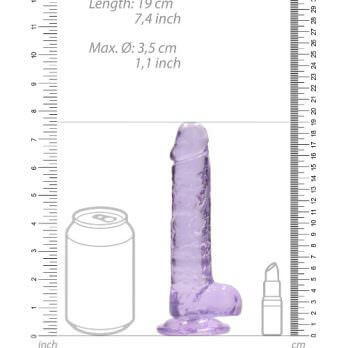 7" / 18 cm Realistic Dildo With Balls