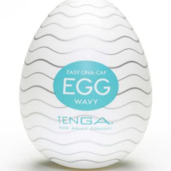 Tenga Easy Beat Egg Masturbator - Wavy