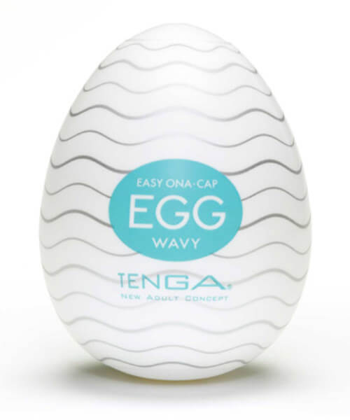 Tenga Easy Beat Egg Masturbator - Wavy