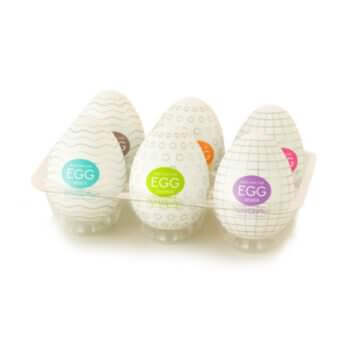 Tenga Easy Beat Egg Masturbator - Variety 6 Pack