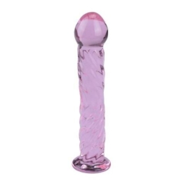 Lucent Pinky Swirls Glass Massager - Lucent by Share Satisfaction