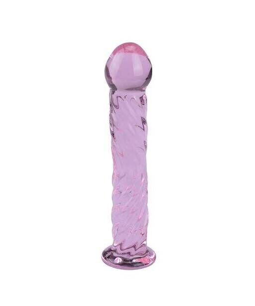 Lucent Pinky Swirls Glass Massager - Lucent by Share Satisfaction