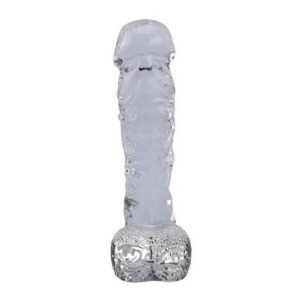 Lucent Realistic Glass Dildo with Balls - Lucent by Share Satisfaction