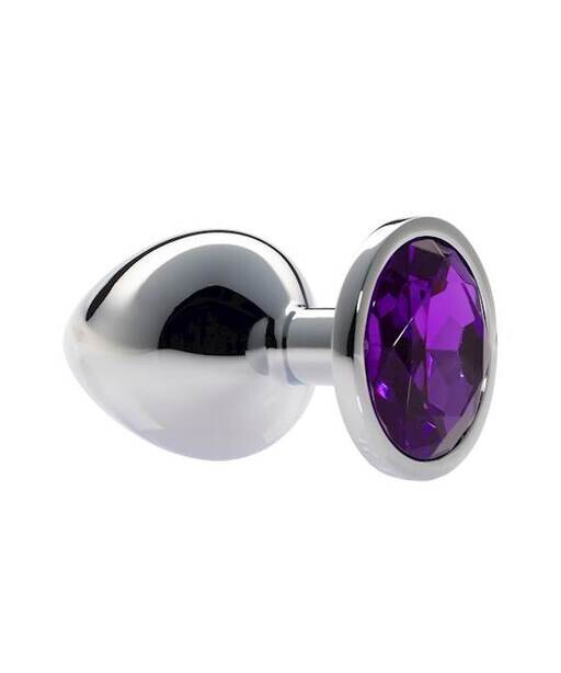 Kinki Range Alloy Gem Butt Plug - 3.7 Inch - Kinki Range by Share Satisfaction