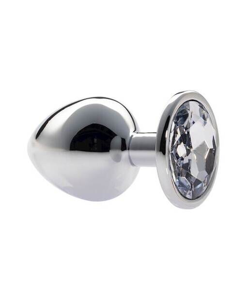 Kinki Range Alloy Gem Butt Plug - 3.7 Inch - Kinki Range by Share Satisfaction