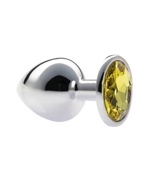 Kinki Range Alloy Gem Butt Plug - 3.7 Inch - Kinki Range by Share Satisfaction