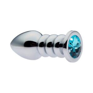 Kinki Ribbed Gemmed Butt Plug - 4 Inch - Kinki Range by Share Satisfaction