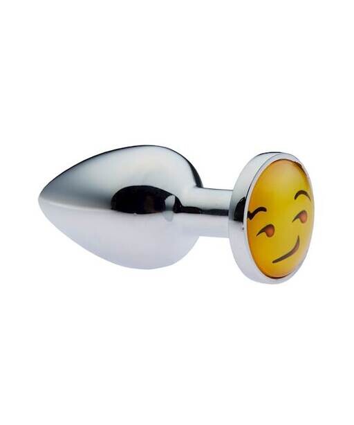 Kinki Smirk Emoji Anal Plug - 2.7 Inch - Kinki Range by Share Satisfaction