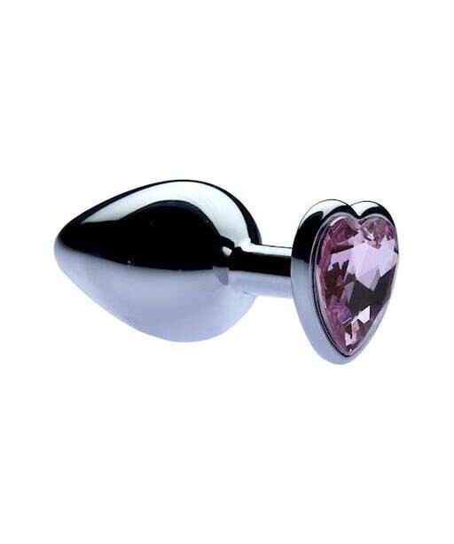 Kinki Range Jewelled Heart Butt Plug - 3.2 Inch - Kinki Range by Share Satisfaction