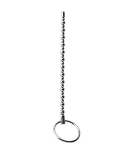 Kinki Range Metal Ring Beaded Penis Plug - 6.8 Inch - Kinki Range by Share Satisfaction