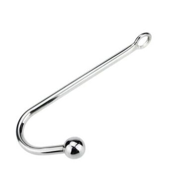 Kink Stainless Steel Anal Hook - Medium - Kinki Range by Share Satisfaction