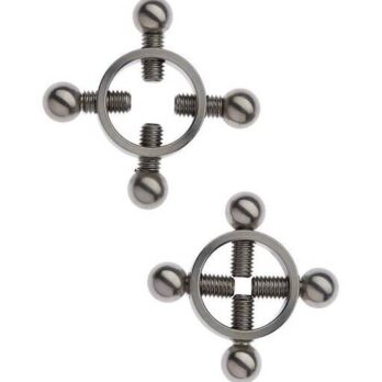 Kinki Range Ball And Cross Nipple Clamps - Kinki Range by Share Satisfaction