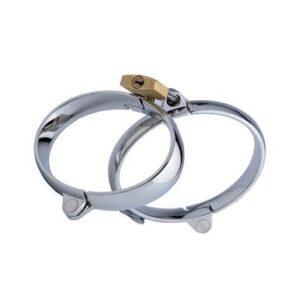 Kinki Range Cuffs With Padlock - 2.6 Inch - Kinki Range by Share Satisfaction