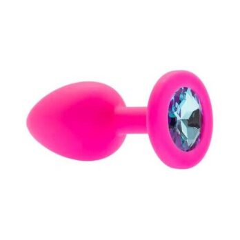 Kinki Range Silicone Gemmed Butt Plug - 2.8 Inch - Kinki Range by Share Satisfaction