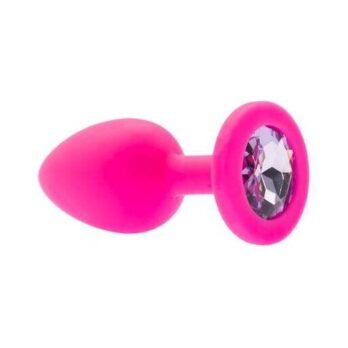 Kinki Range Silicone Gemmed Butt Plug - 2.8 Inch - Kinki Range by Share Satisfaction