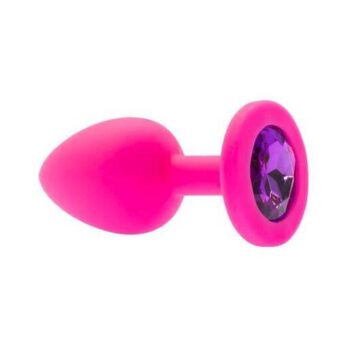 Kinki Range Silicone Gemmed Butt Plug - 2.8 Inch - Kinki Range by Share Satisfaction