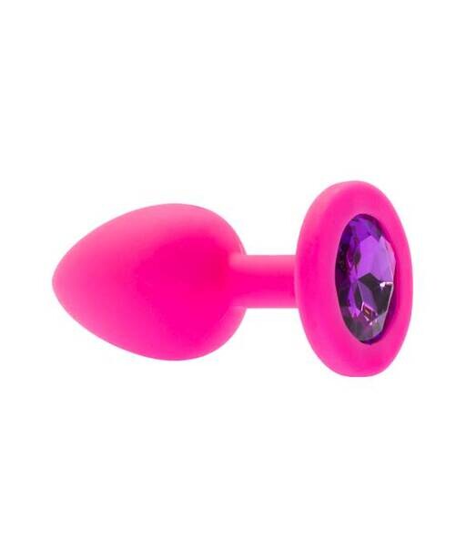 Kinki Range Silicone Gemmed Butt Plug - 2.8 Inch - Kinki Range by Share Satisfaction