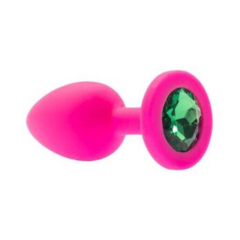 Kinki Range Silicone Gemmed Butt Plug - 2.8 Inch - Kinki Range by Share Satisfaction