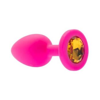 Kinki Range Silicone Gemmed Butt Plug - 2.8 Inch - Kinki Range by Share Satisfaction