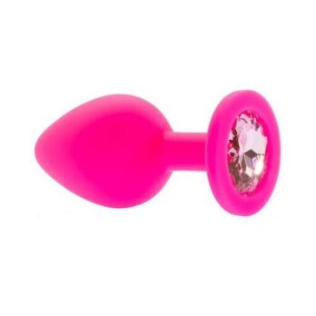 Kinki Range Silicone Gemmed Butt Plug - 3.1 Inch - Kinki Range by Share Satisfaction