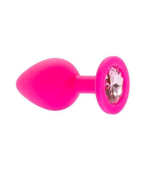 Kinki Range Silicone Gemmed Butt Plug - 3.1 Inch - Kinki Range by Share Satisfaction