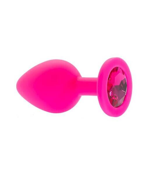 Kinki Range Silicone Gemmed Butt Plug - 3.1 Inch - Kinki Range by Share Satisfaction