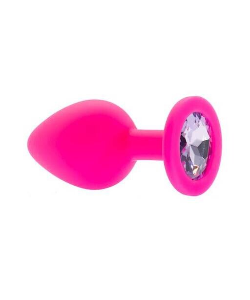 Kinki Range Silicone Gemmed Butt Plug - 3.1 Inch - Kinki Range by Share Satisfaction