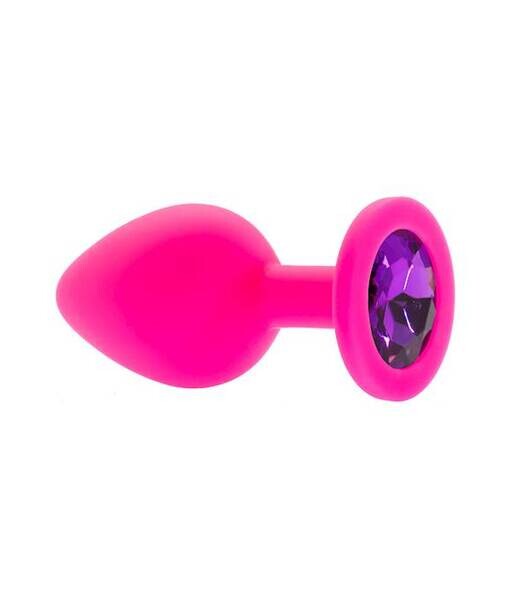 Kinki Range Silicone Gemmed Butt Plug - 3.1 Inch - Kinki Range by Share Satisfaction